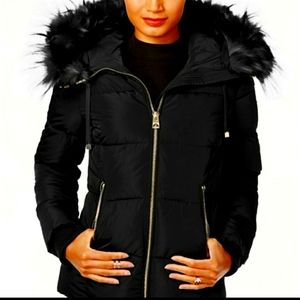 XL Black Guess Ladies Outerwear Coat 🧥